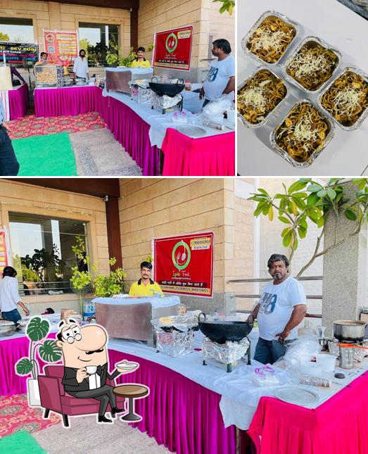 Take a look at the image displaying interior and food at Ignite food cafe & Box cricket jodhpur ( late night Food Delivery)
