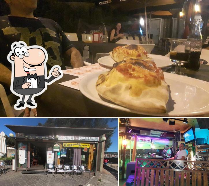 Gli interni di Pizzeria Corner