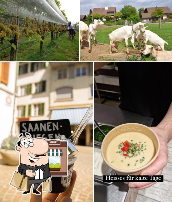 KALTE LUST Gelateria und Suppenstube si caratterizza per la esterno e cibo