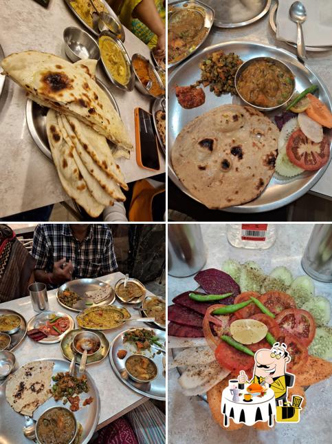 Food at Vinod Restaurant (Bhojnalaya) JAIN FOOD, NO ONION, NO GARLIC