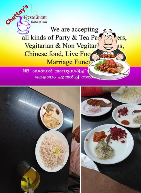 Food at Chettay's Restaurant