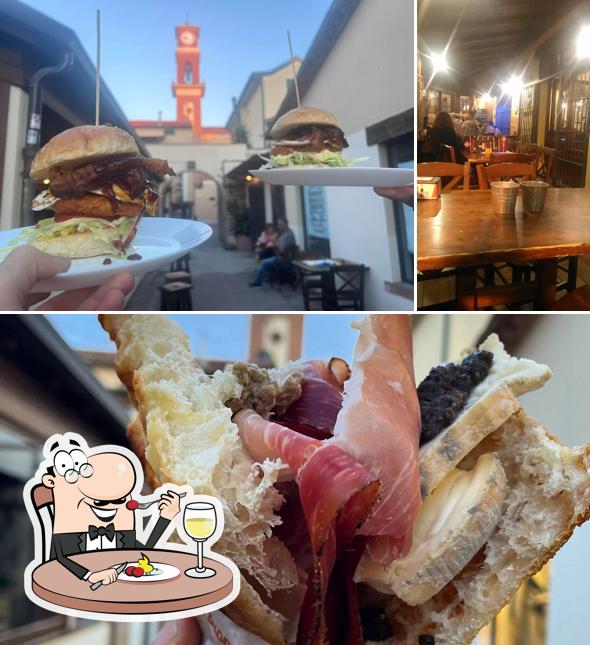 La immagine della cibo e tavolo da pranzo di Birroteca DoppioMalto Cecina