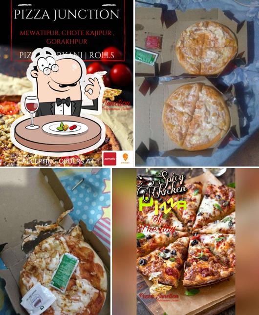 Food at Pizza junction Gorakhpur