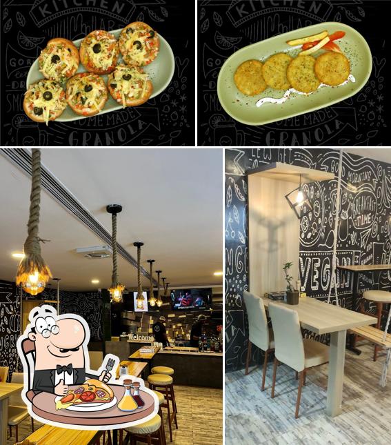 Pick pizza at Bubble Recàp