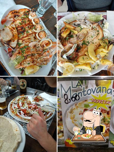 Cibo al Pizzeria Il Granchio