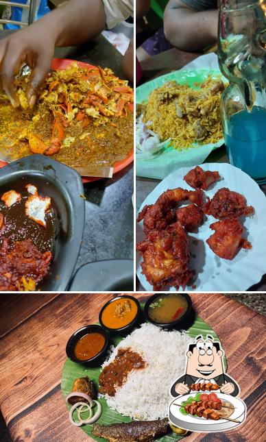 Food at Komala's Non-Veg Restaurant
