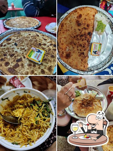 Meals at Pandat Ji Parantha Hut