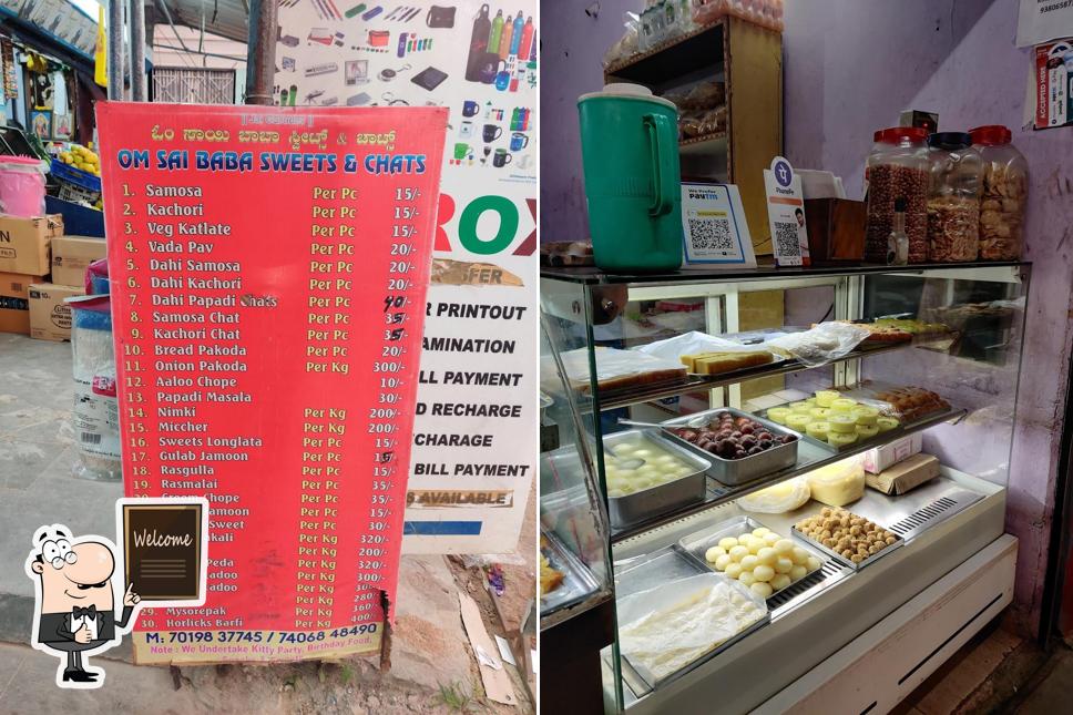 Look at the pic of Sri Sai Baba samosa shop