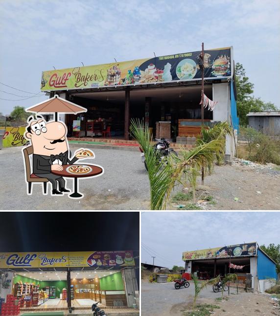 The exterior of The Gulf Bakers