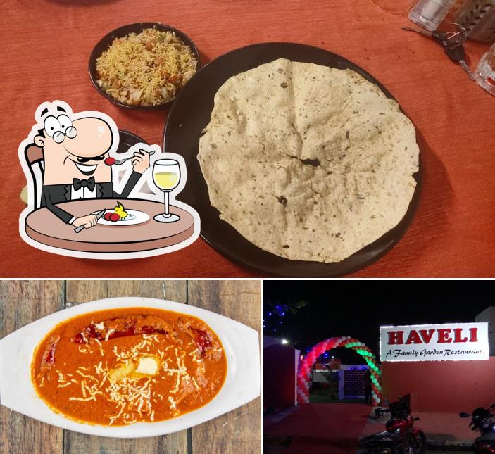 The image of Haveli Family Garden Restaurant’s food and exterior