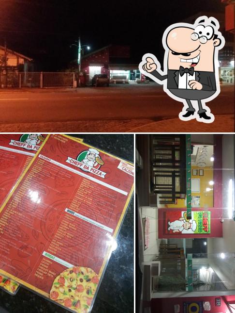 O interior do Cheff da Pizza