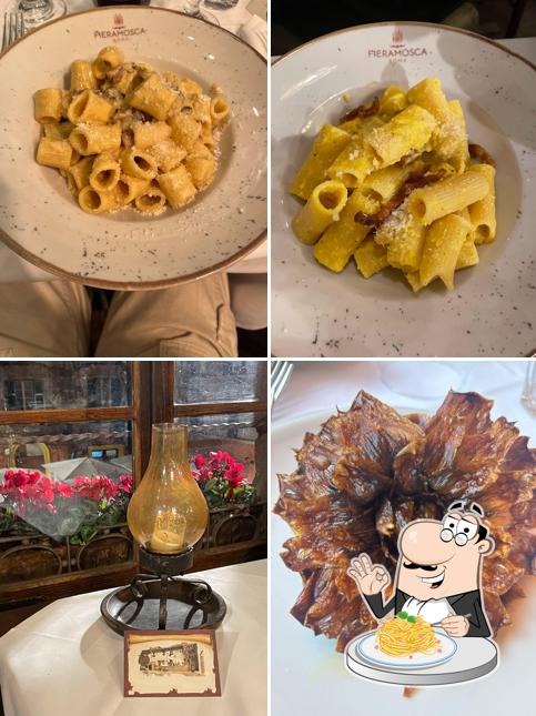 Spaghetti alla carbonara al Fieramosca Roma
