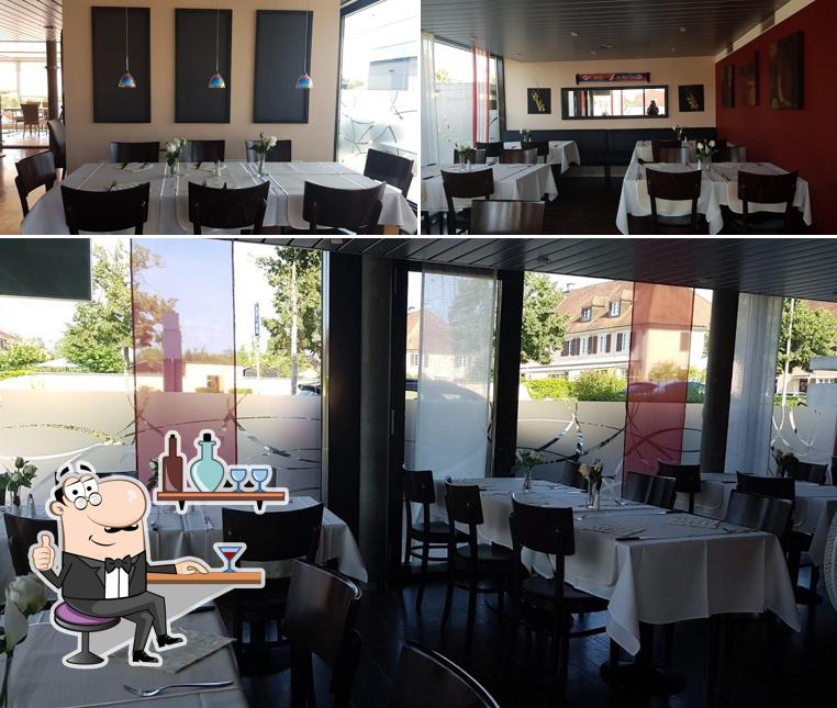 Gli interni di Restaurant Freidorf Muttenz