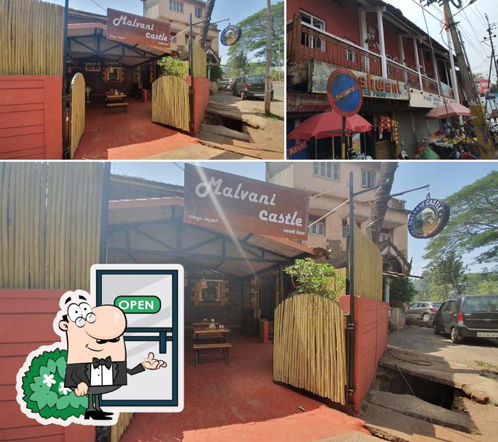 The exterior of Malvani Castle