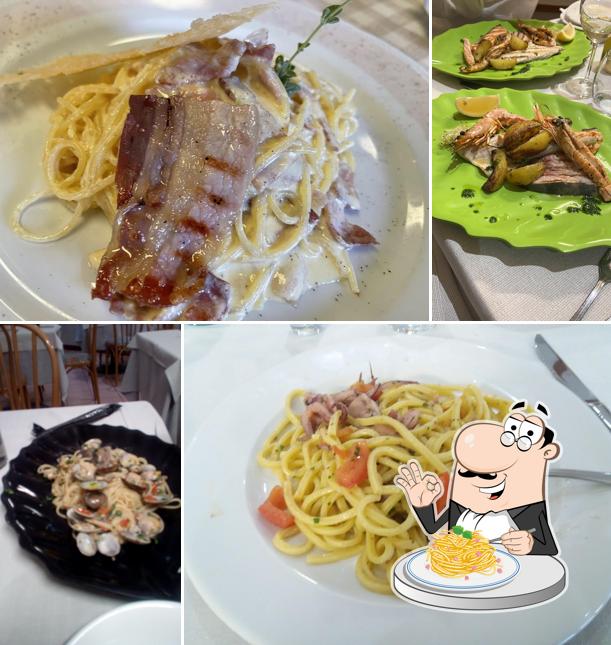 Spaghetti alla carbonara al Ristorante Pizzeria L'Agrodolce