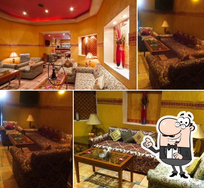 The interior of Sheesha Moroccan Lounge - Deep Palace