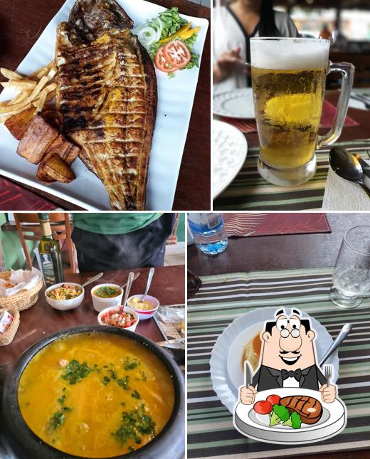 Experimente refeições de carne no Restaurante Tambaqui do Pirata
