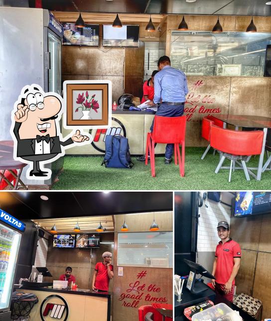 The interior of Rolls Mania