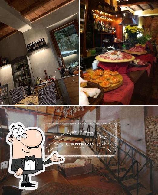 La foto di interni e bancone da bar da Bed and Breakfast Il Postporta e Osteria Il Mercantò Gallarate - Varese