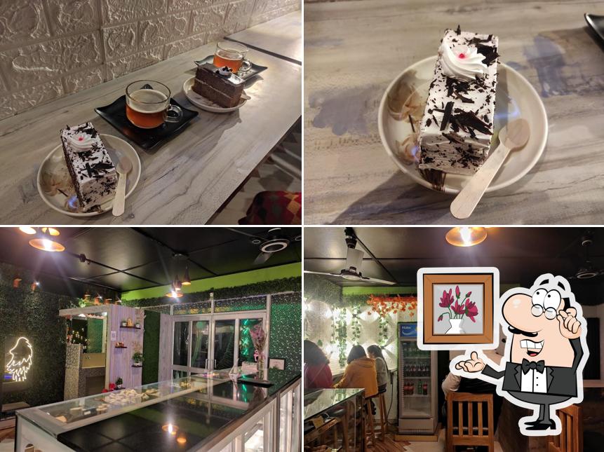 The photo of Café and Chai Bar’s interior and food