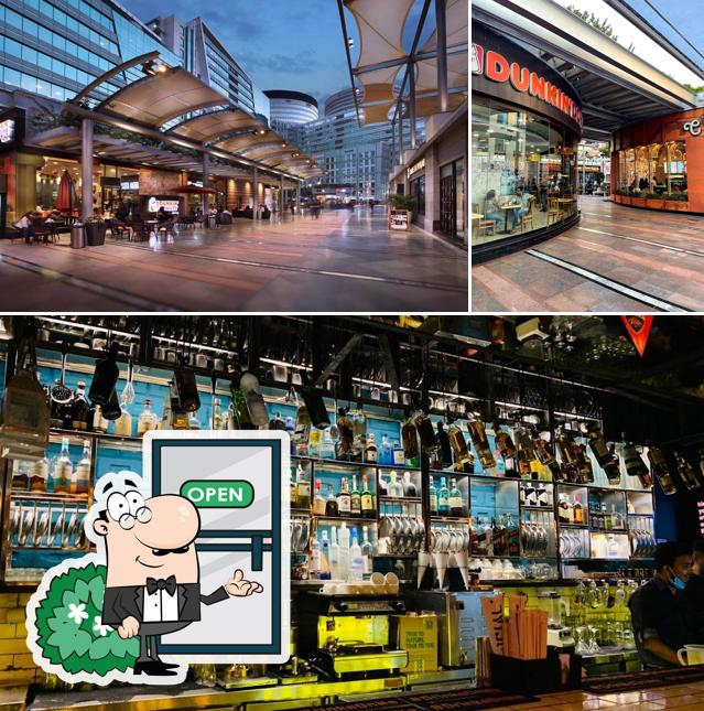 You can get some fresh air outside Cyber Hub, Dlf Cyber City