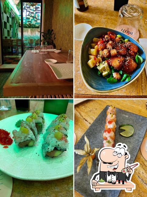Ordina le varie opzioni di sushi