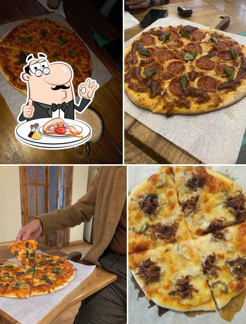 Pick different types of pizza