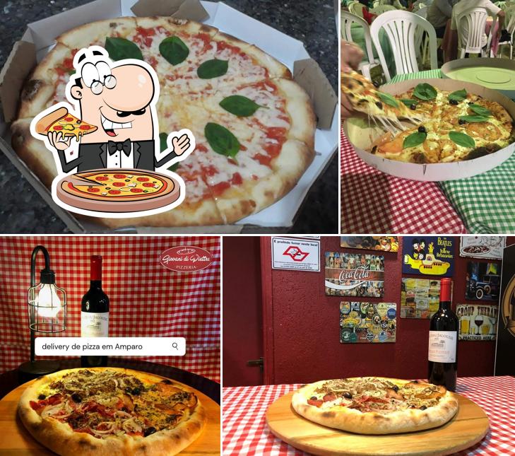 No Pizzaria Giovani Di Piettro, você pode provar pizza