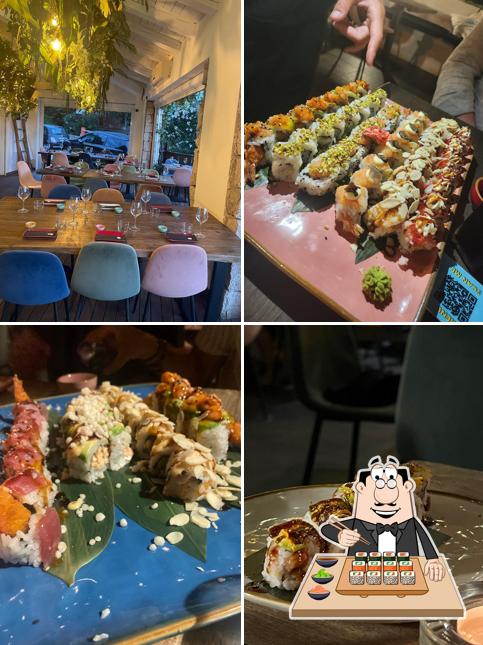 Prenditi le diverse opzioni di sushi
