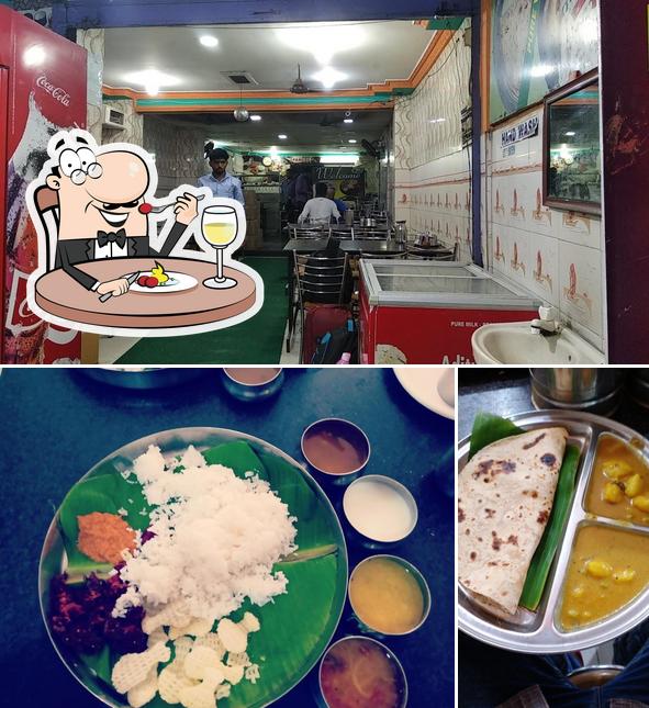 Check out the picture displaying food and exterior at Hotel AR