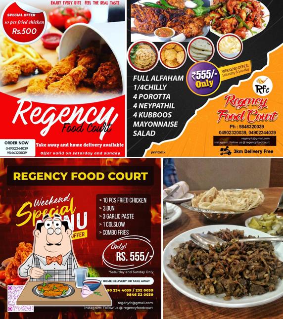 Chicken wings at Regency Food Court