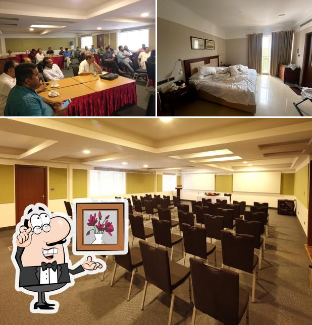 The interior of SFS Homebridge I Hotel in Trivandrum