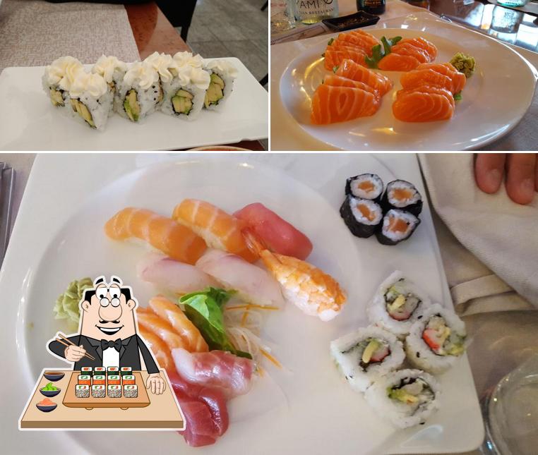 Prova le diverse opzioni di sushi