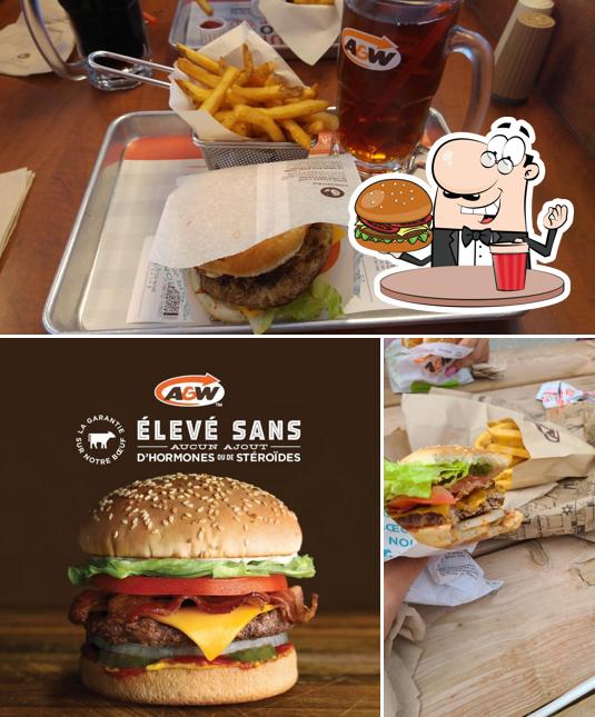 Essayez un hamburger à A&W Canada