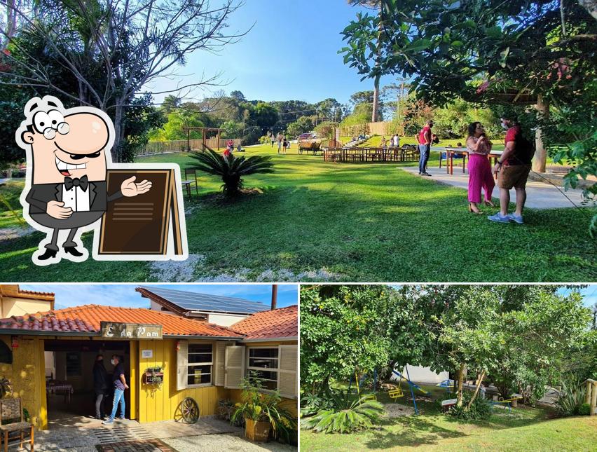 O exterior do Restaurante e Café Colonial É da Pam