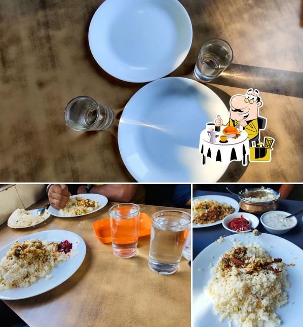 The restaurant's food and beer