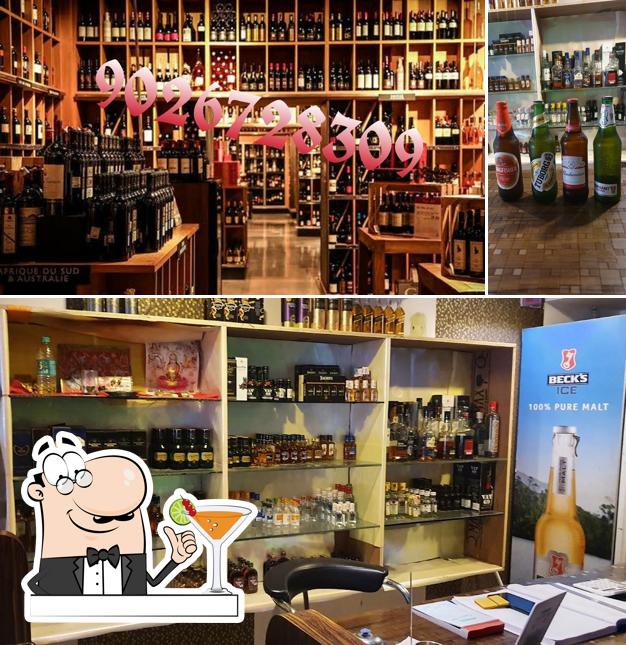 Pick a drink from the menu