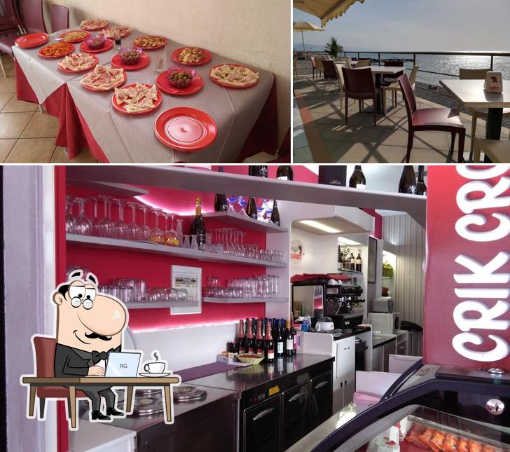 La immagine della interni e cibo di Ristorante Bar Paiper