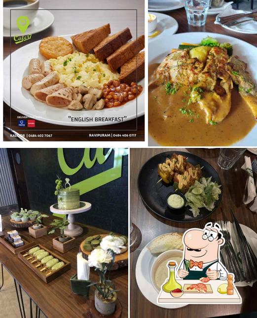 Shrimp and grits at Café 17