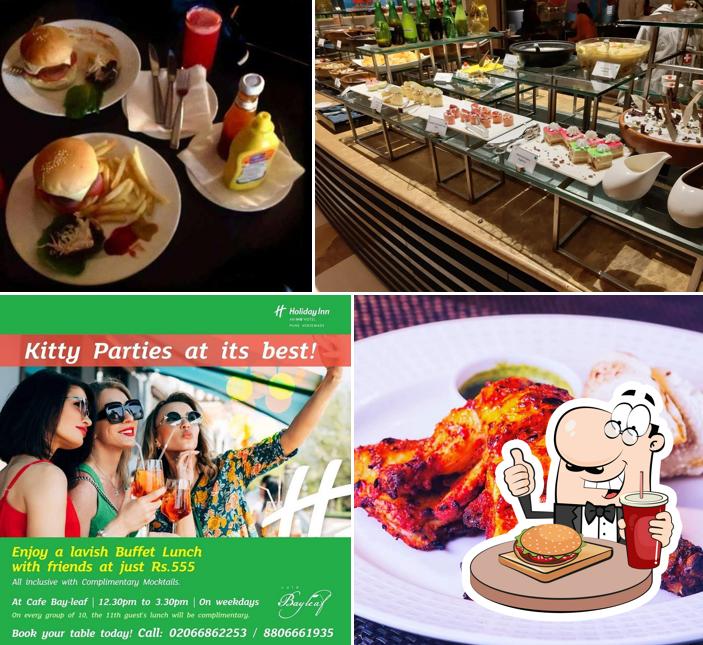 Get a burger at Cafe Bay Leaf