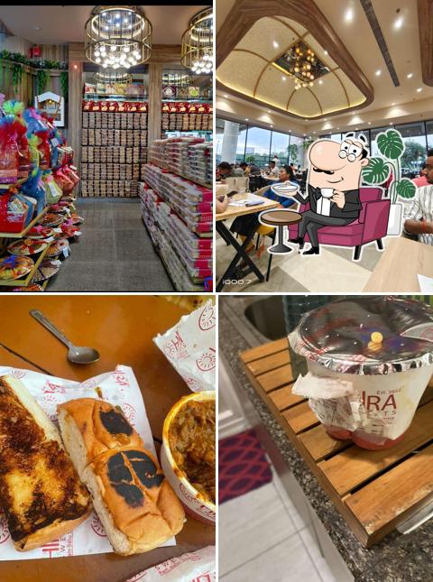The interior of Hira Sweets