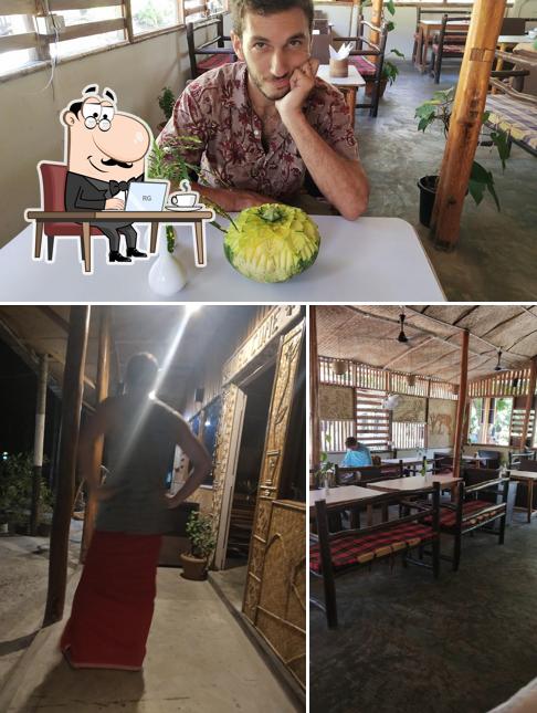 The interior of Kerala Cafe Resto