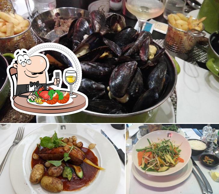 Prenez des fruits de mer à Brasserie des Étangs Mellaerts