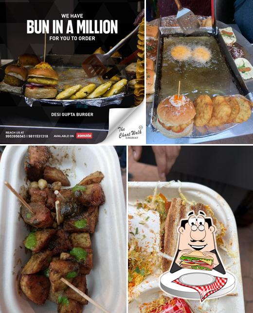 Club sandwich at The Chaat Walk