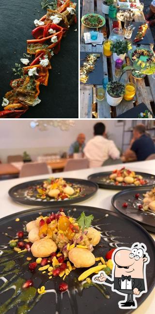 Gli interni di à table chez Anou