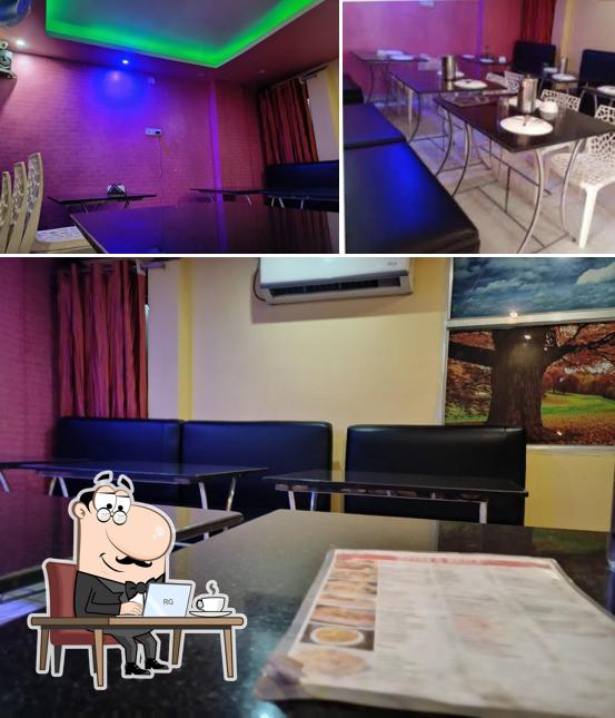 The interior of Spice & Grill