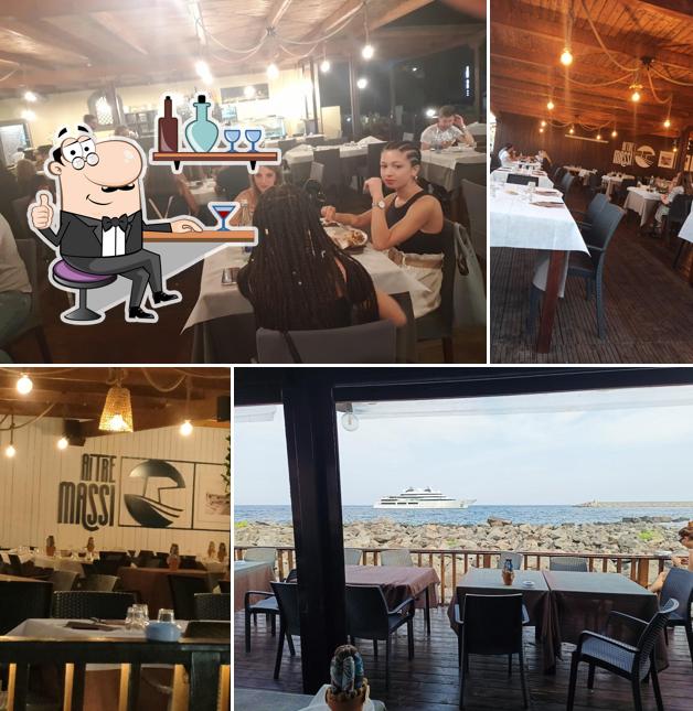Gli interni di Ai Tre Massi - Ristorante - Pizzeria