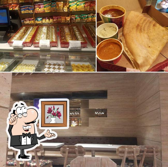 The interior of Bikanervala Janakpuri The interior of Bikanervala Janakpuri