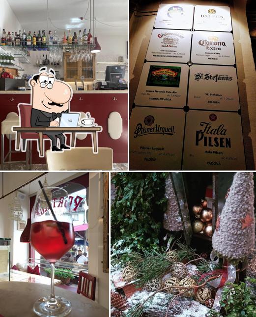 Gli interni di Bistro Portikus