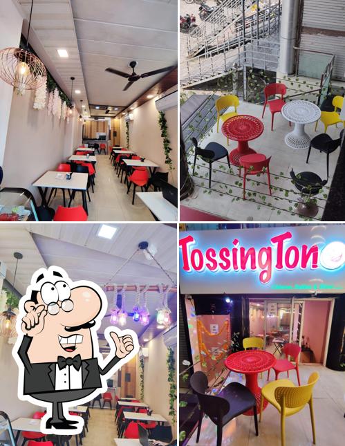 The interior of TossingTon